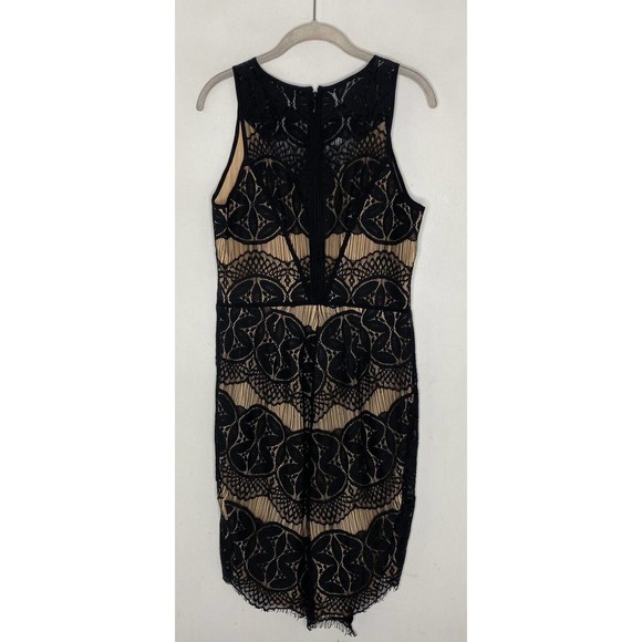 Adelyn Rae Lace Sheath Dress SZ M Cocktail High Low Anthropologie Romantic Love - Picture 6 of 6